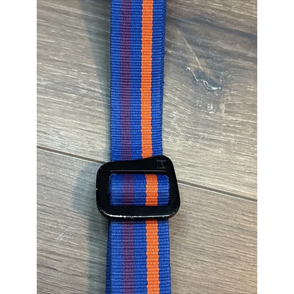 Rare Patagonia Friction Belt Blue Orange Striped Webbing  Utility 32
